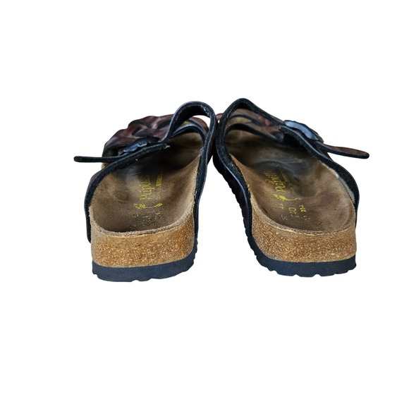 Papillio by Birkenstock Metallic Redwood Leather Sandals Women's Size 6 - Picture 5 of 8